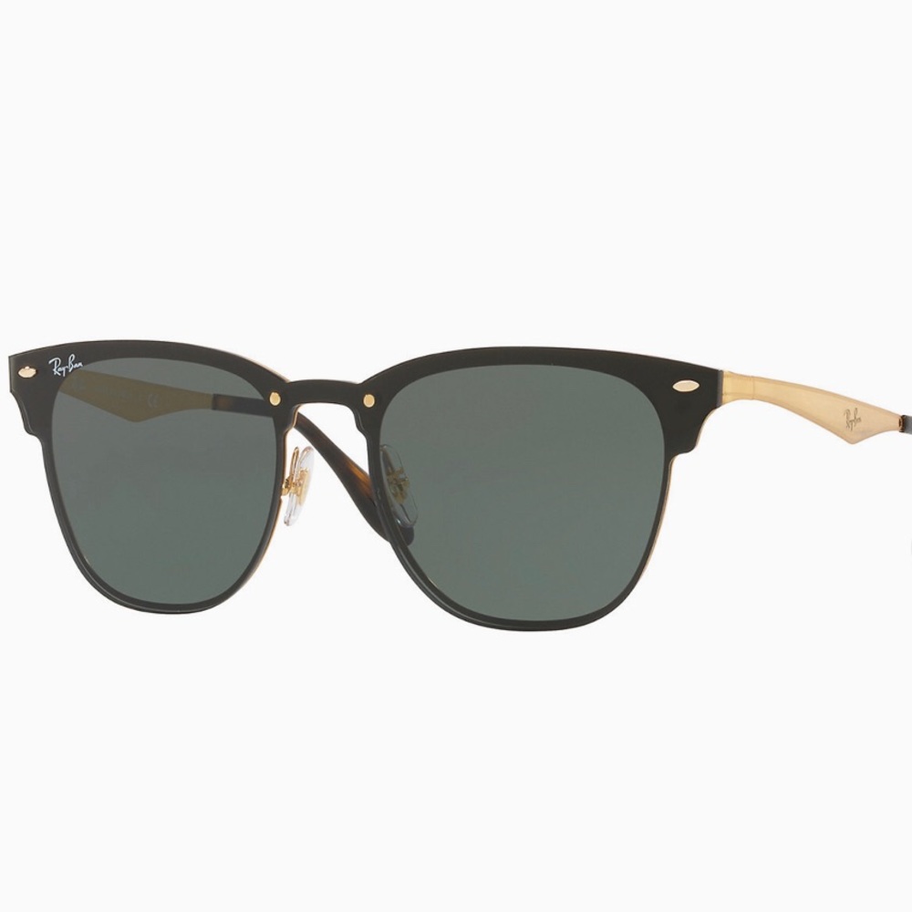 Ray-Ban Blaze Clubmaster Rimless Sunglasses